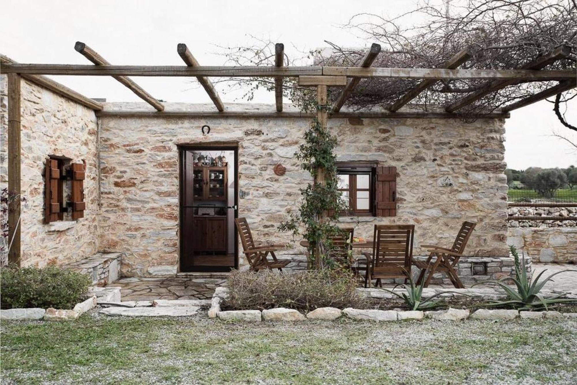 Naxos Alyko Traditional Vacation House "Mitatos" Aliko Beach エクステリア 写真